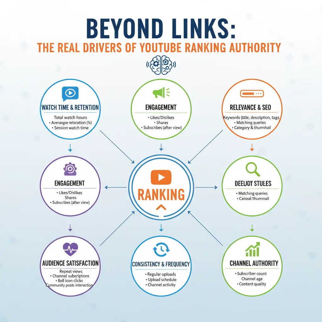 Beyond Links: The Real Drivers of YouTube Ranking Authority