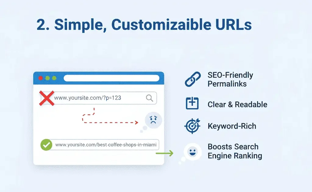 Simple & Customizable URls