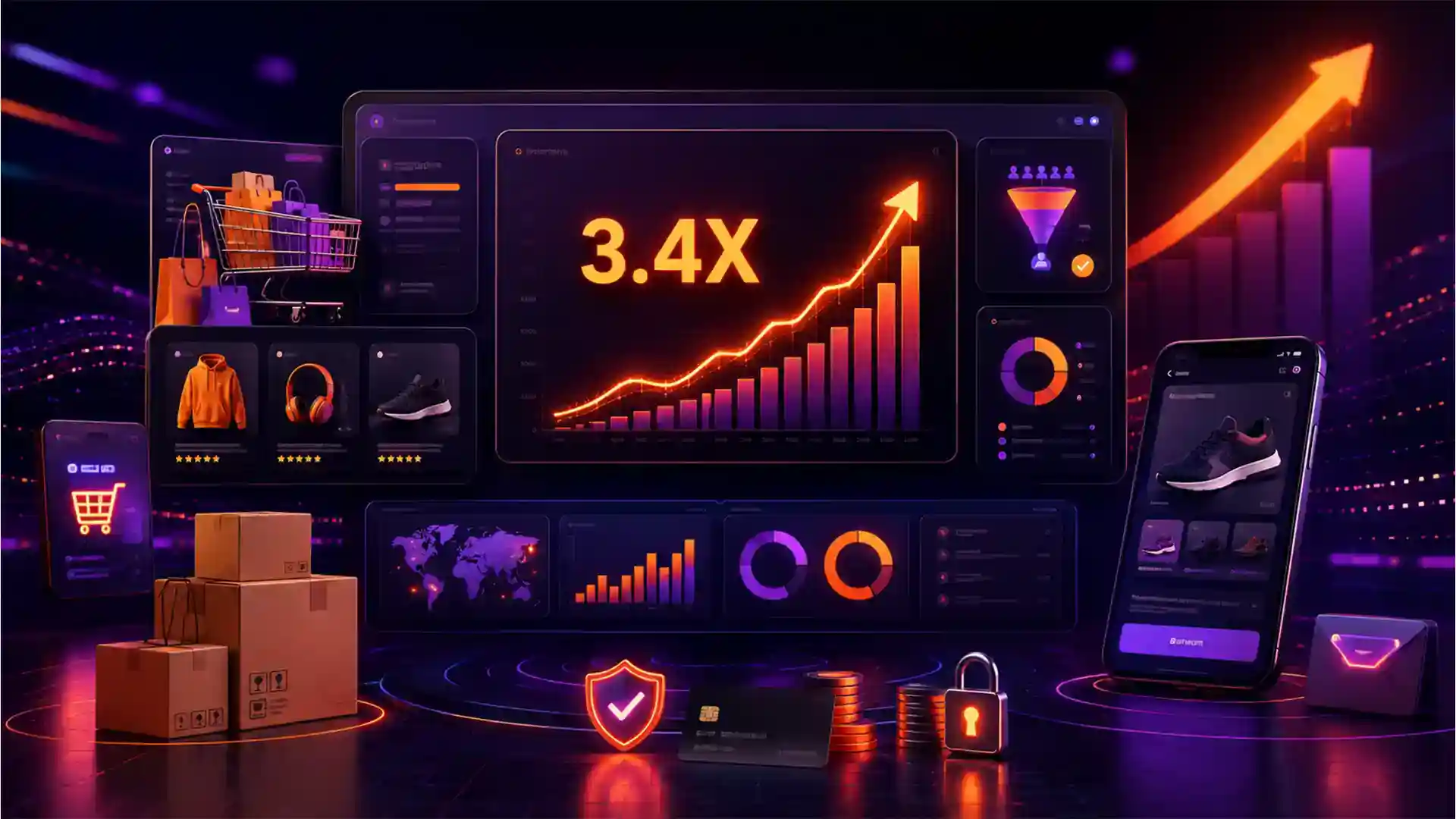 Adelaide eCommerce store dashboard showing revenue growth after category and shopping feed optimization